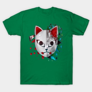 Demon Cat Mask T-Shirt